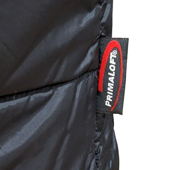 L.L. Bean Women's Black Insulated Primaloft Shell Jacket Zip up Hoody Size S - Picture 12 of 13